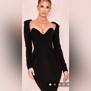 BLOGGER FAVORITE-House of CB Faith Black dress/Brand New